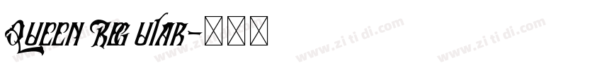 Queen Regular字体转换